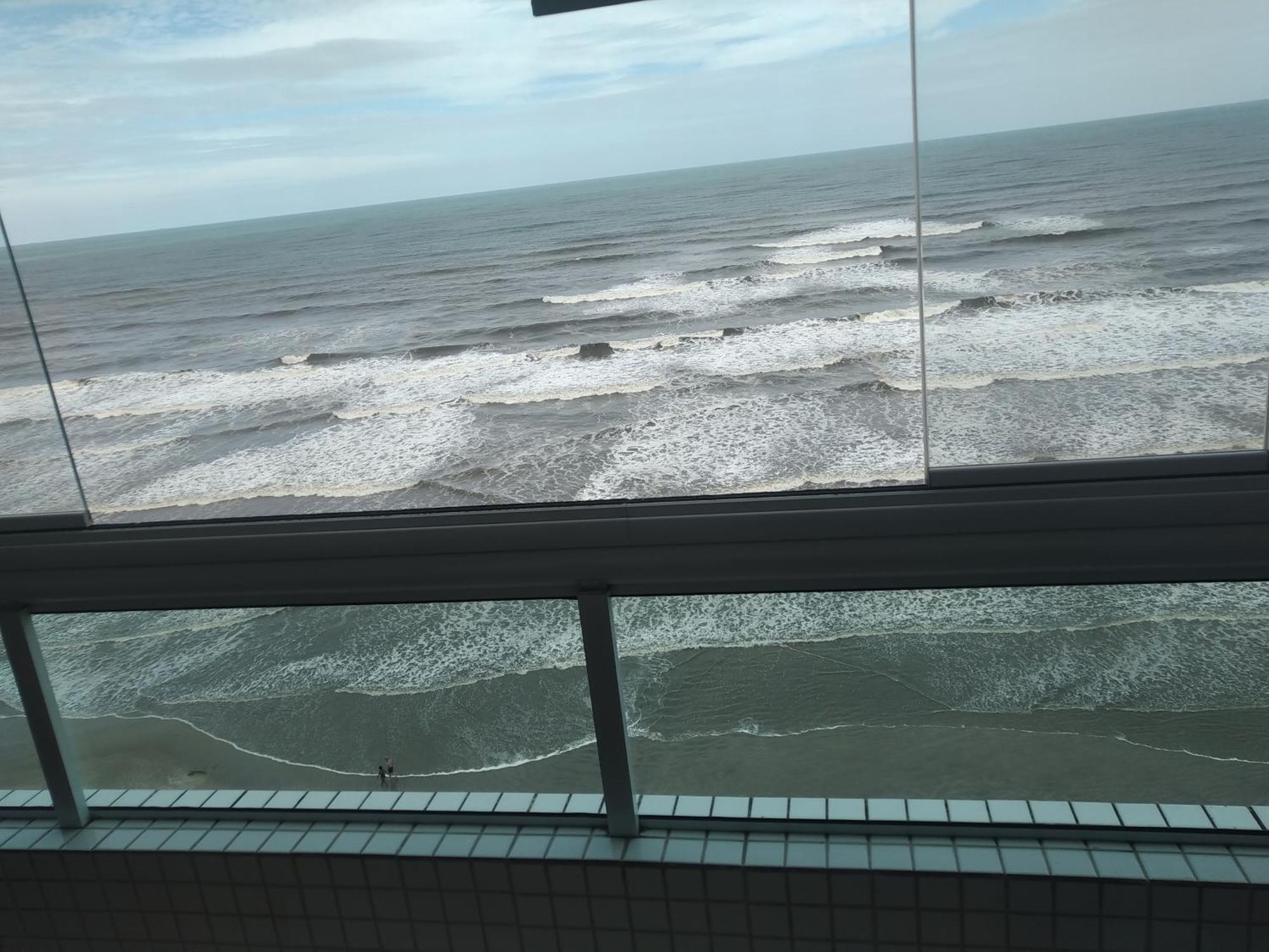 Apartamento Frente Mar Pe Na Areia 大普拉亚 外观 照片