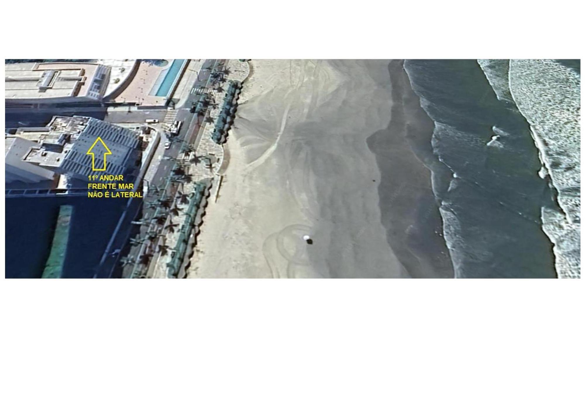 Apartamento Frente Mar Pe Na Areia 大普拉亚 外观 照片