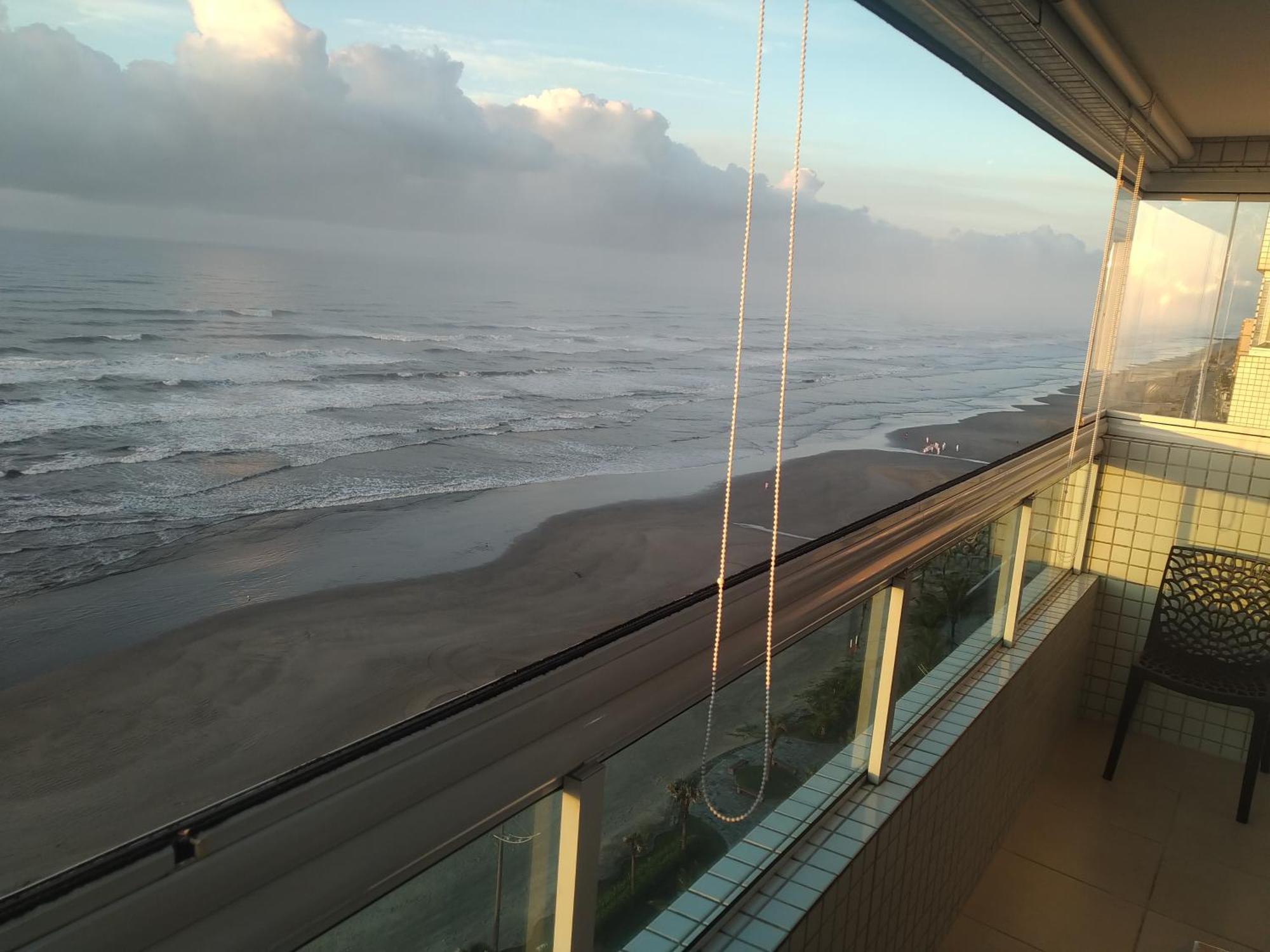 Apartamento Frente Mar Pe Na Areia 大普拉亚 外观 照片